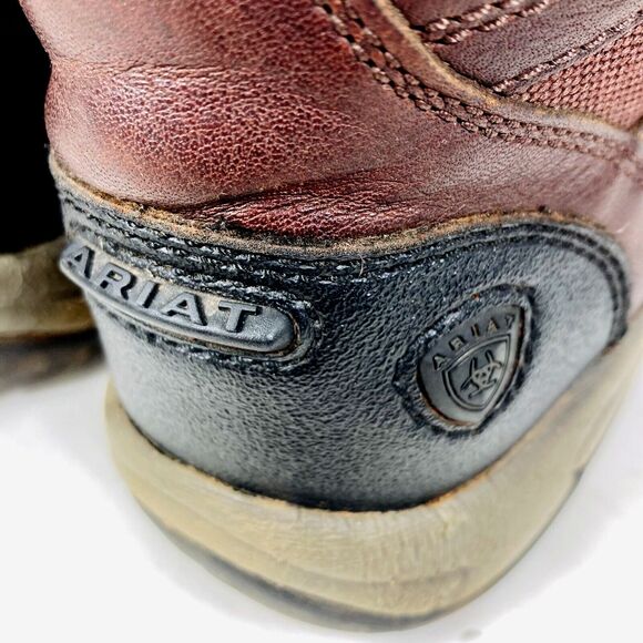 Ariat Boots ATS Terrain Endurance Hiking Brown Leather 8.5 Womens Work Gorpcore - Picture 10 of 16